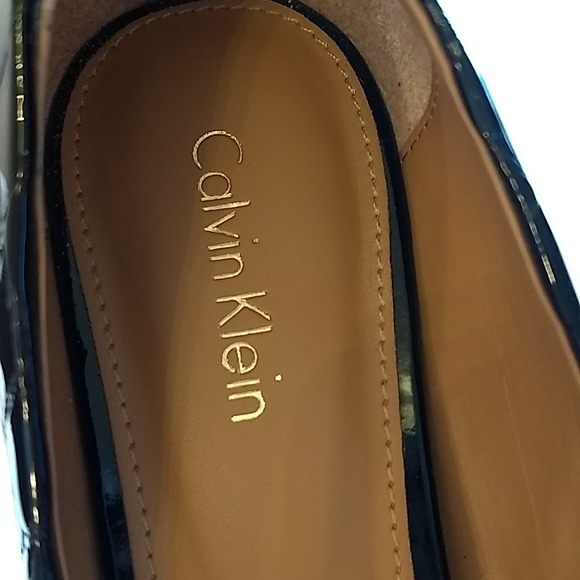 🆕CALVIN KLEIN Gayle Croco Patent PUMP🆕⭐ - Picture 11 of 12